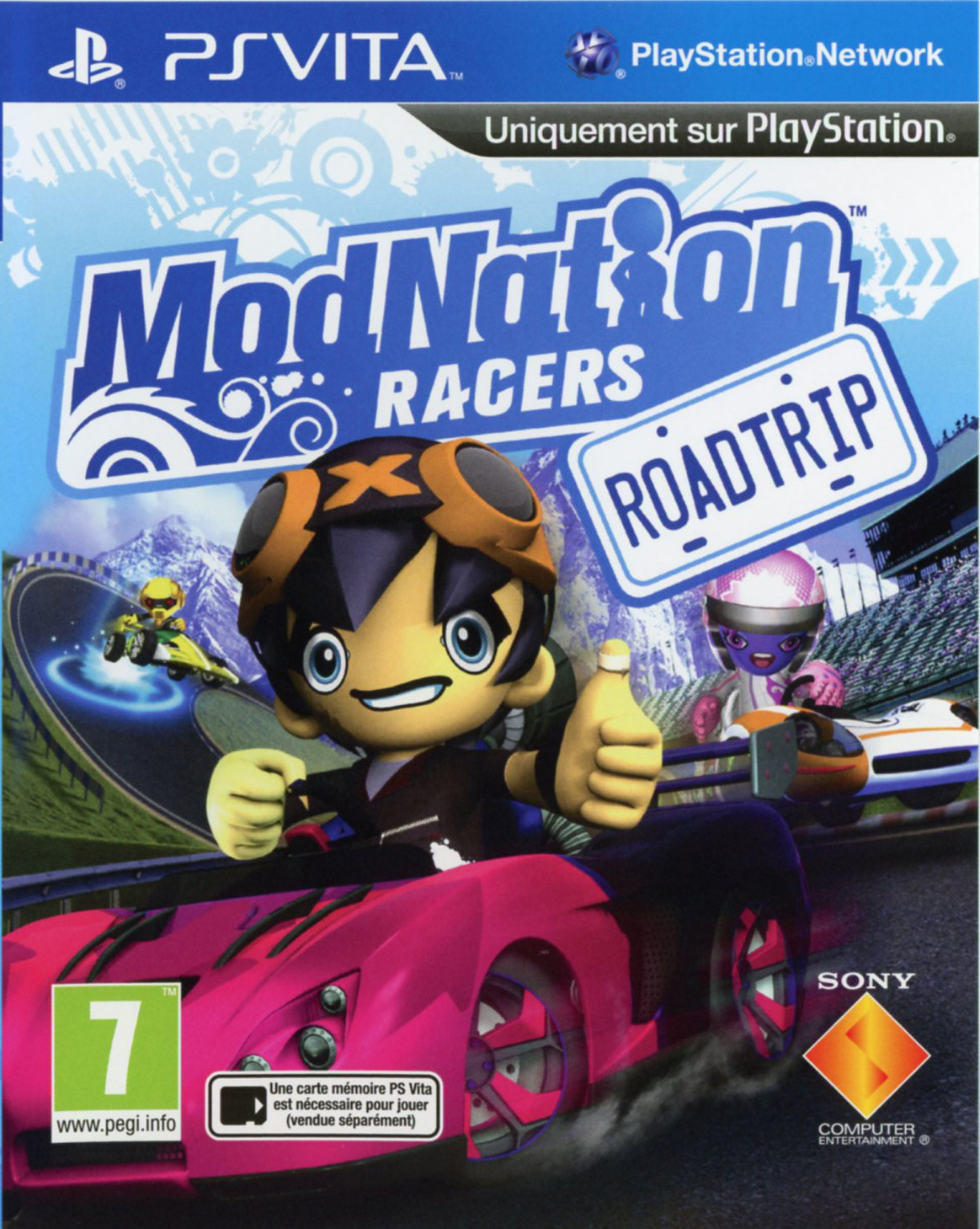 jaquette du jeu vidéo ModNation Racers: Road Trip