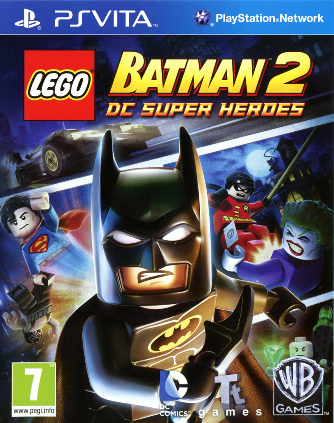 jaquette du jeu vidéo LEGO Batman 2: DC Super Heroes