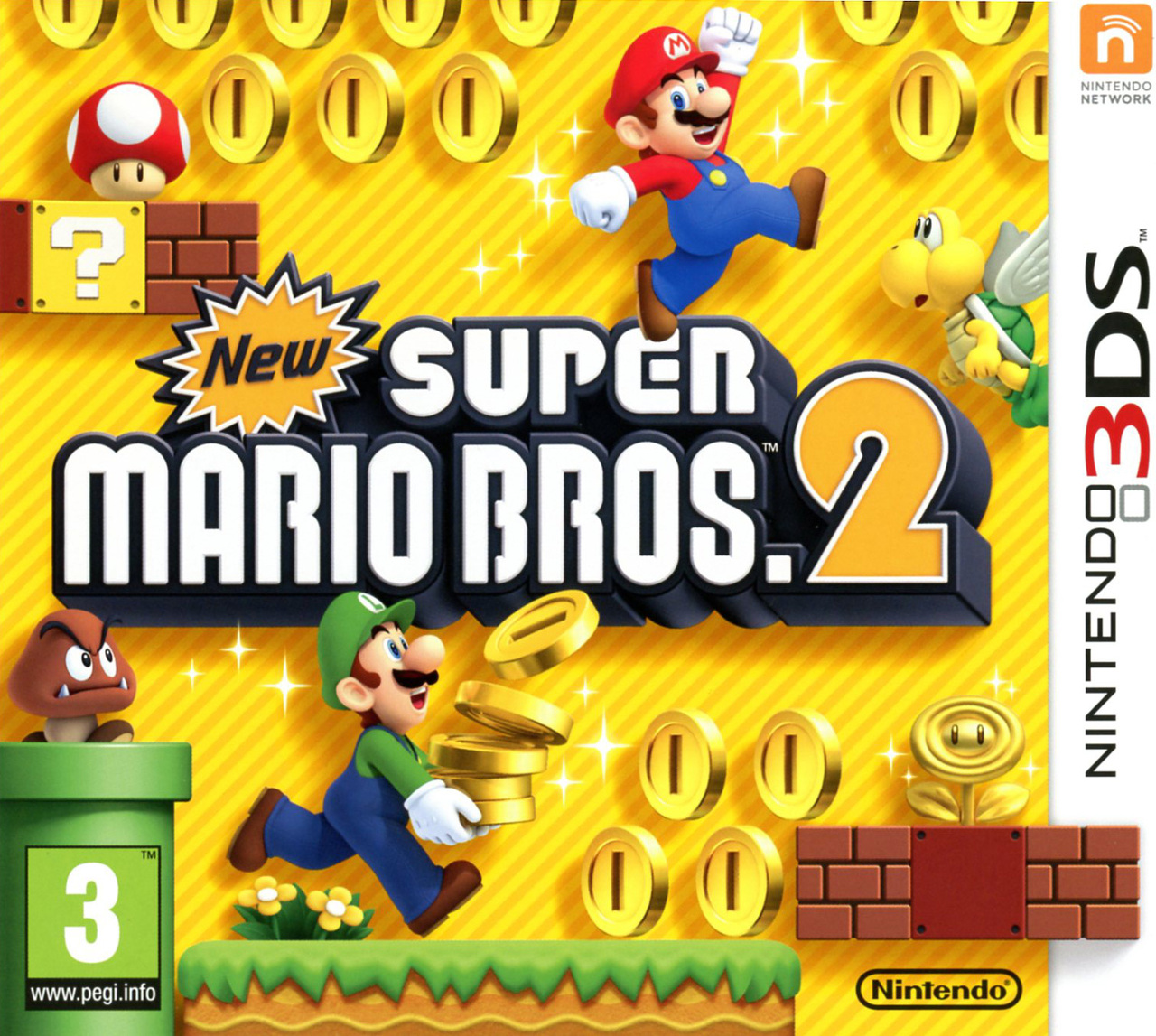 jaquette du jeu vidéo New Super Mario Bros. 2