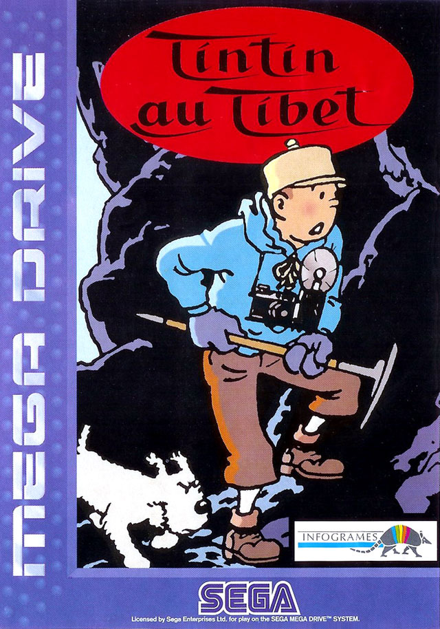 jaquette du jeu vidéo Tintin au Tibet