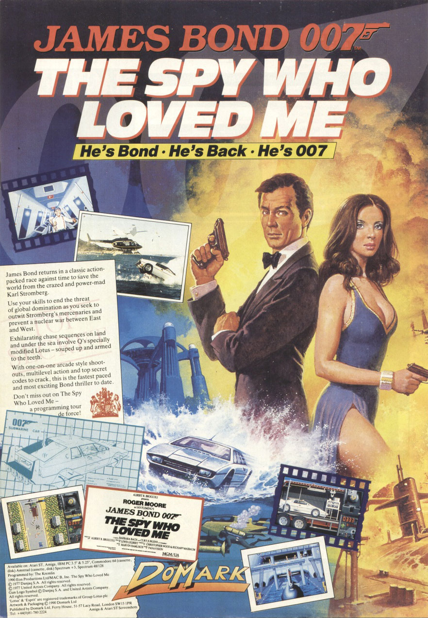 jaquette du jeu vidéo James Bond 007 : L'Espion qui m'aimait