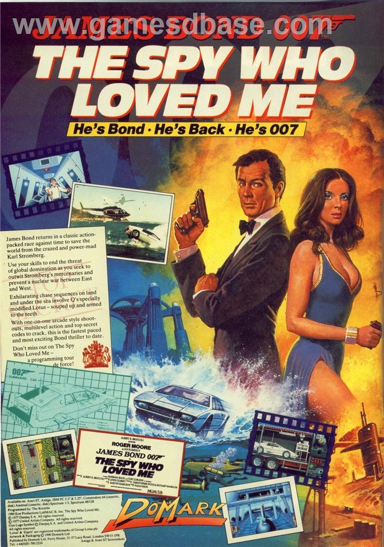 jaquette du jeu vidéo James Bond 007 : L'Espion qui m'aimait