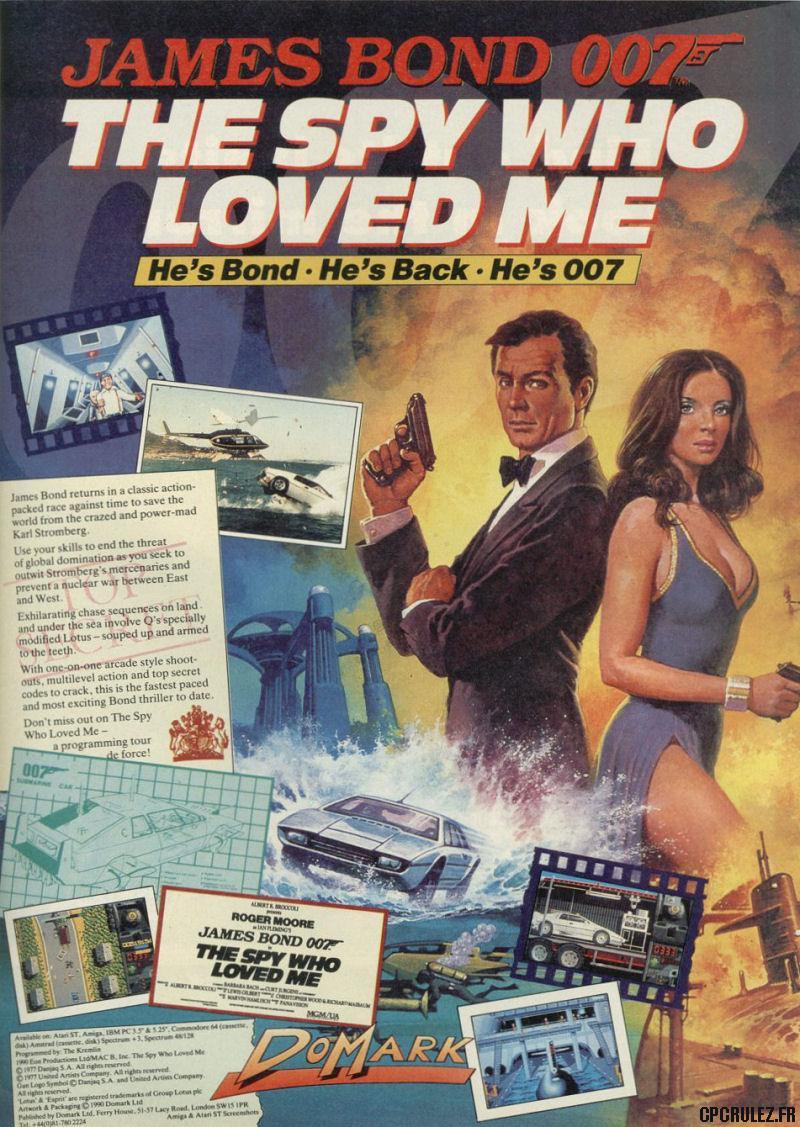 jaquette du jeu vidéo James Bond 007 : L'Espion qui m'aimait