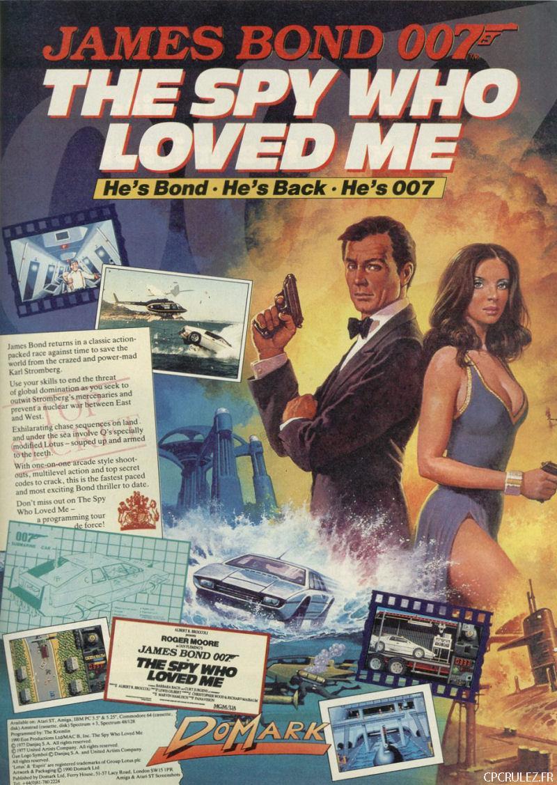 jaquette du jeu vidéo James Bond 007 : L'Espion qui m'aimait