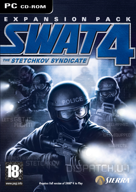 jaquette du jeu vidéo SWAT 4 : The Stetchkov Syndicate