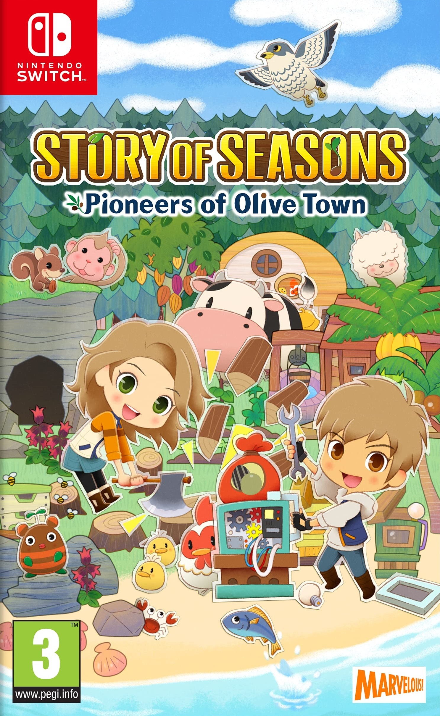 jaquette du jeu vidéo Story of Seasons : Pioneers of Olive Town