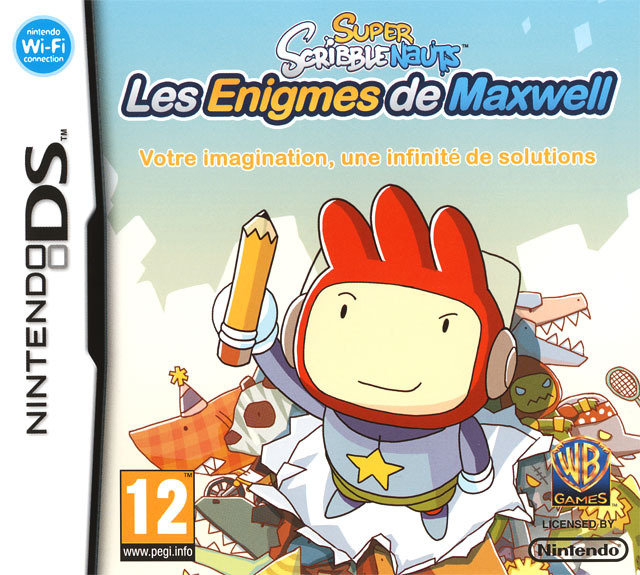 jaquette du jeu vidéo Super Scribblenauts : Les Enigmes de Maxwell