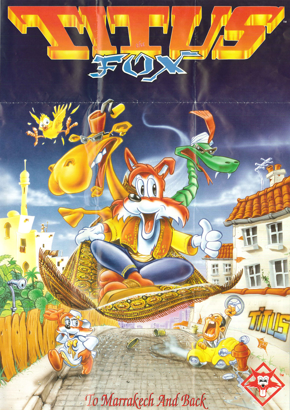 jaquette du jeu vidéo Titus the Fox: To Marrakech and Back