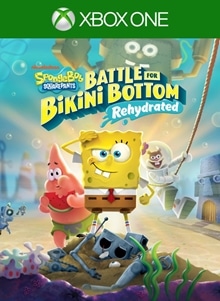 jaquette du jeu vidéo Bob l'Eponge : Bataille pour Bikini Bottom : Réhydraté