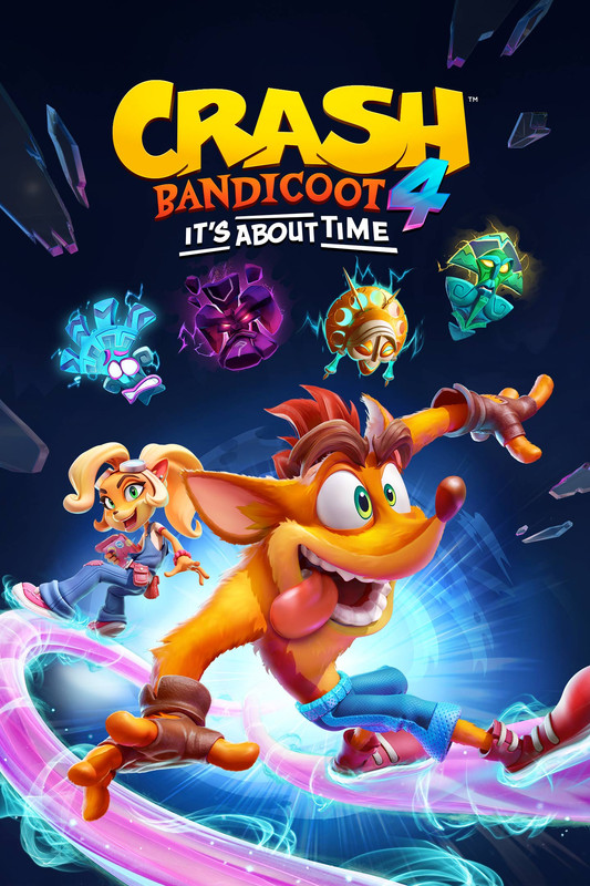 jaquette du jeu vidéo Crash Bandicoot 4 : It's About Time