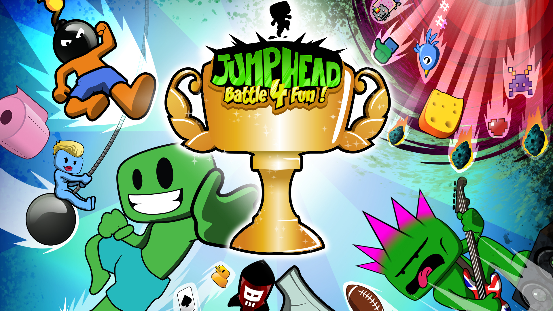 jaquette du jeu vidéo JumpHead: Battle4Fun!