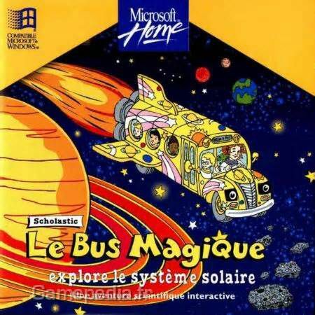 jaquette du jeu vidéo Le Bus magique explore le système solaire