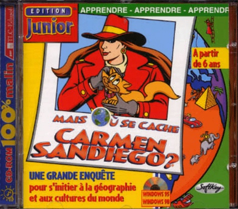 jaquette du jeu vidéo Mais Où Se Cache Carmen Sandiego ? Edition Junior