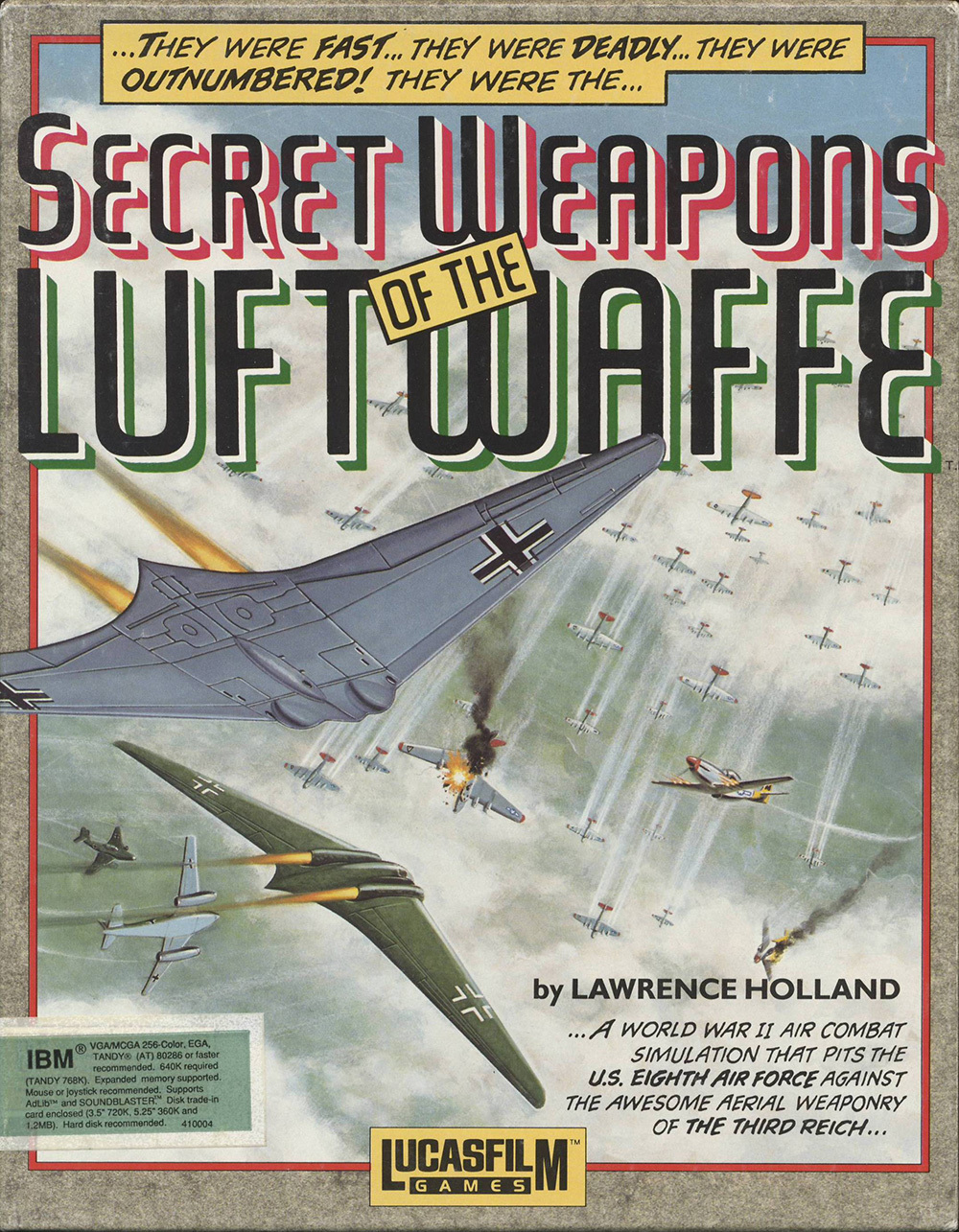 jaquette du jeu vidéo Secret Weapons of the Luftwaffe