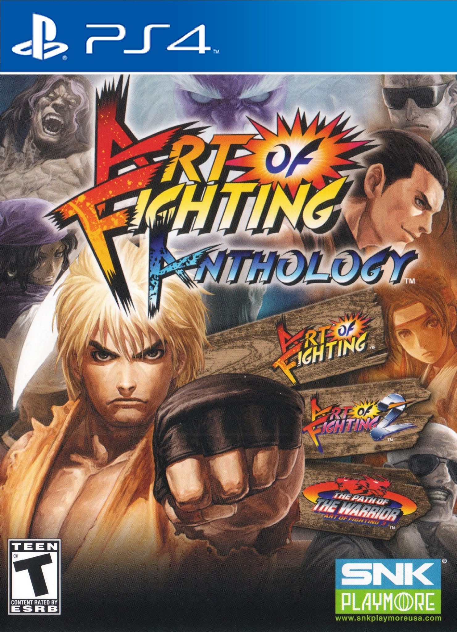 jaquette du jeu vidéo Art of Fighting Anthology