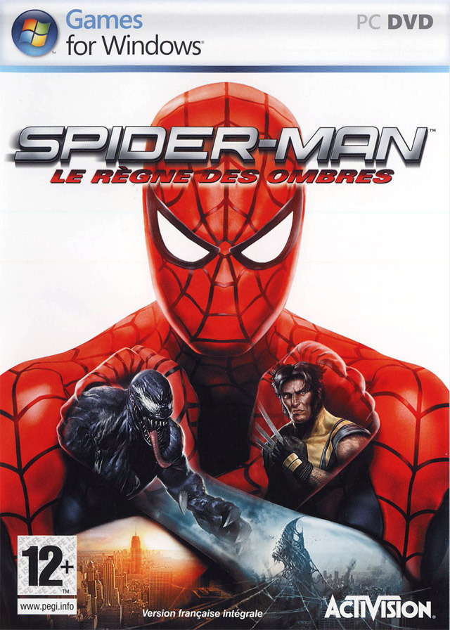 jaquette du jeu vidéo Spider-Man : Le Règne des Ombres