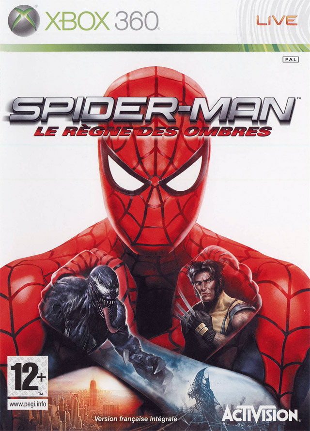 jaquette du jeu vidéo Spider-Man : Le Règne des Ombres