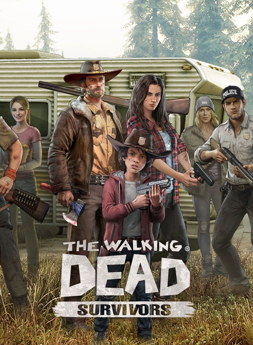 jaquette du jeu vidéo The Walking Dead: Survivors