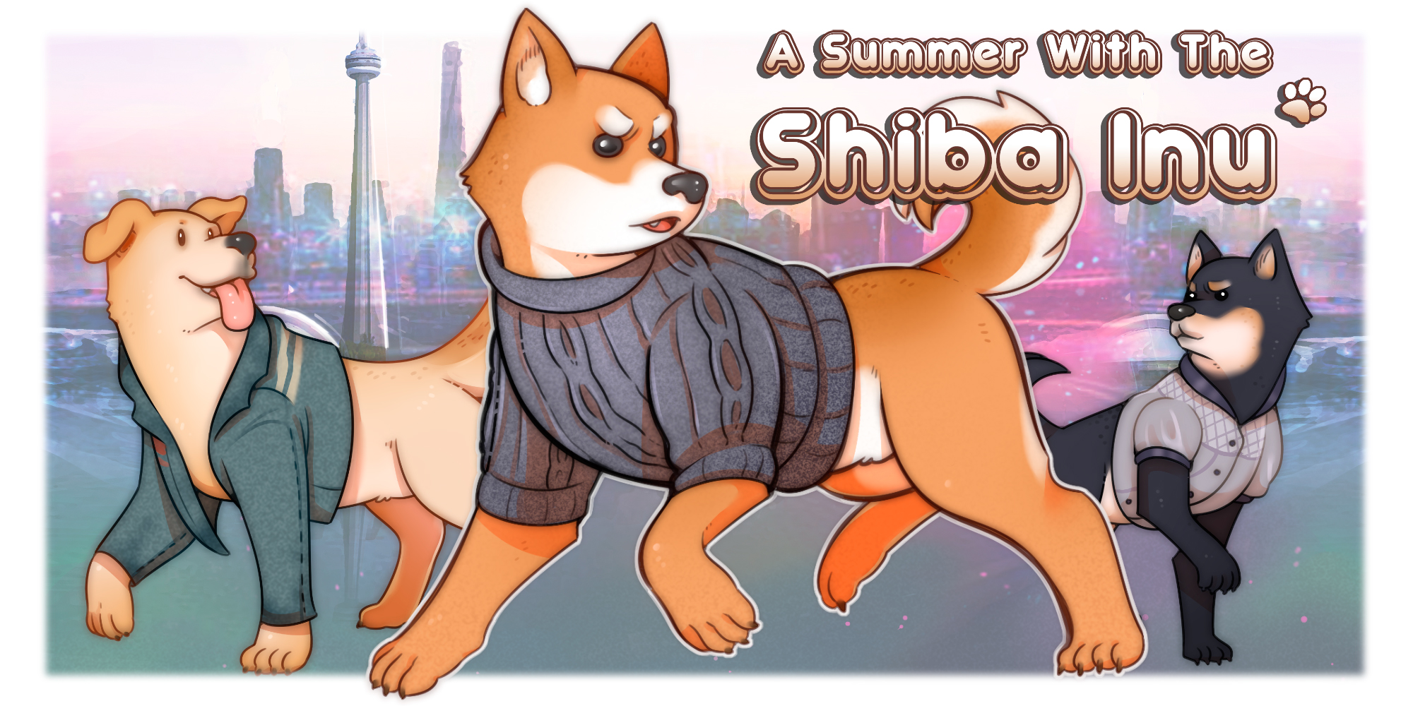 jaquette du jeu vidéo A Summer with the Shiba Inu