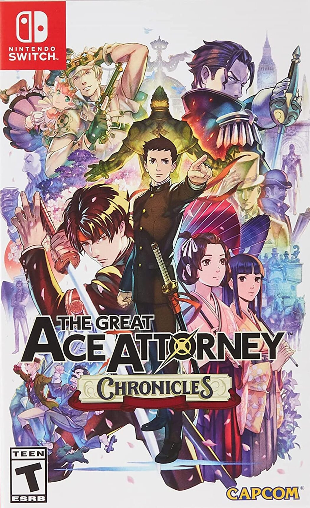 jaquette du jeu vidéo The Great Ace Attorney Chronicles