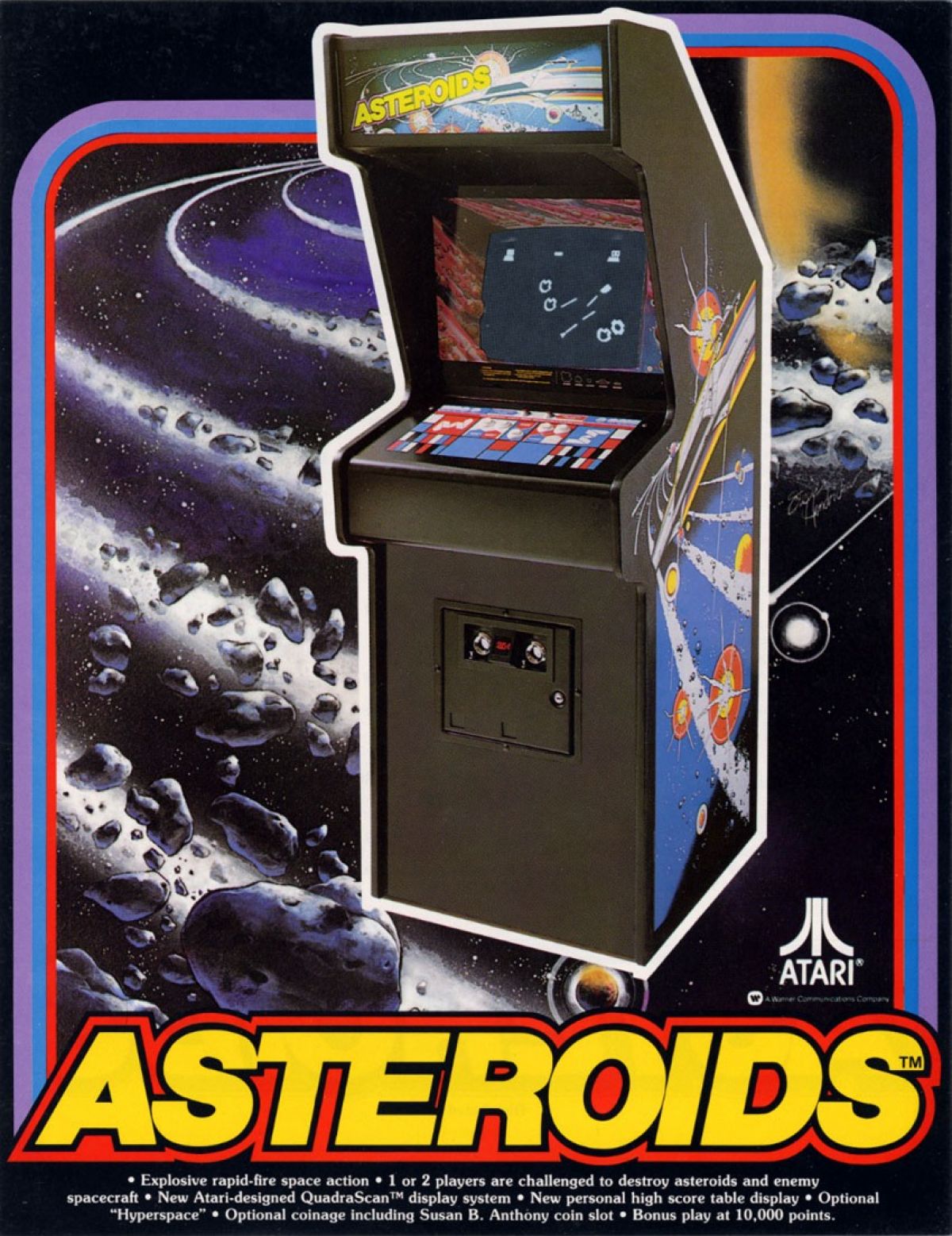 jaquette du jeu vidéo Asteroids