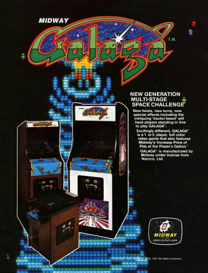 jaquette du jeu vidéo Galaga