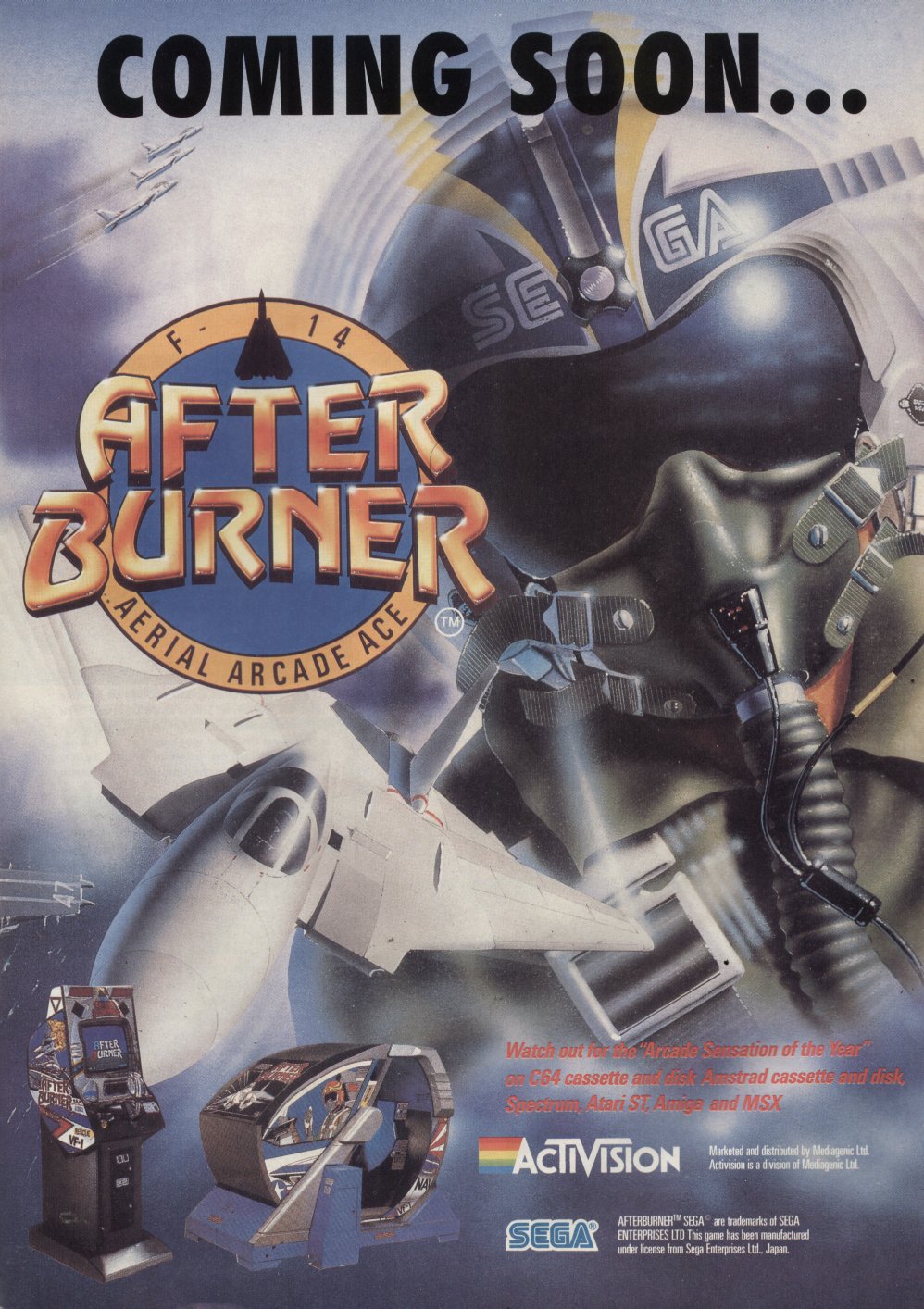 jaquette du jeu vidéo After Burner