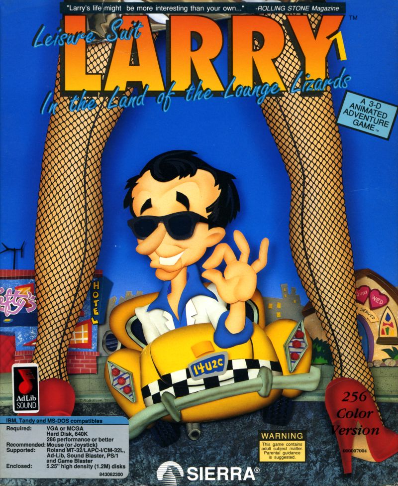 jaquette du jeu vidéo Leisure Suit Larry: In the Land of the Lounge Lizards Enhanced