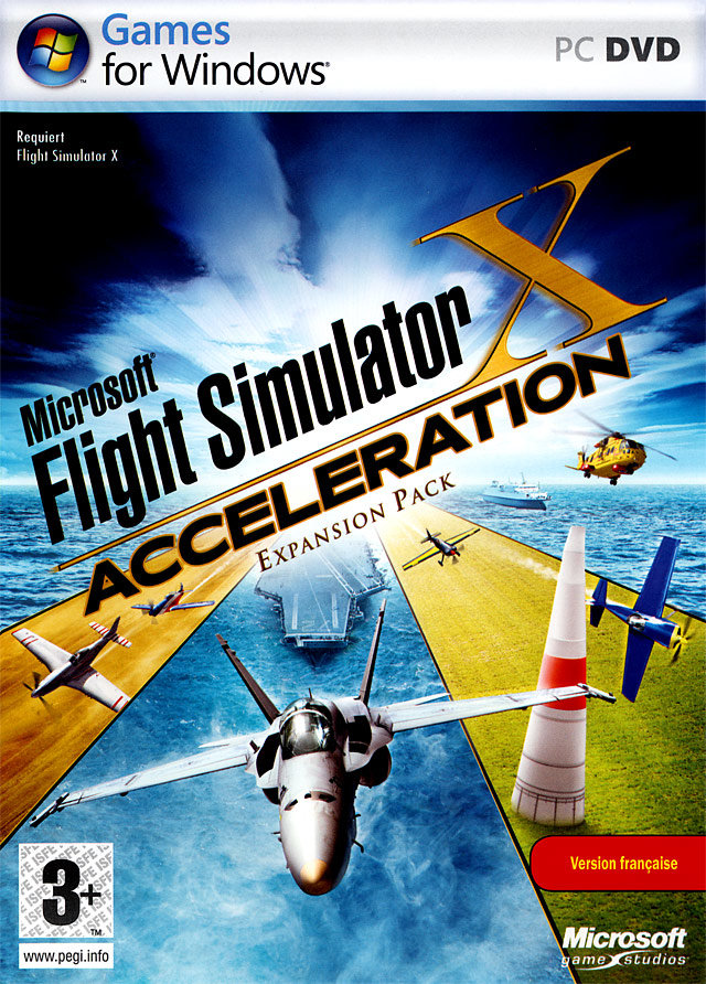 jaquette du jeu vidéo Flight Simulator X : Acceleration