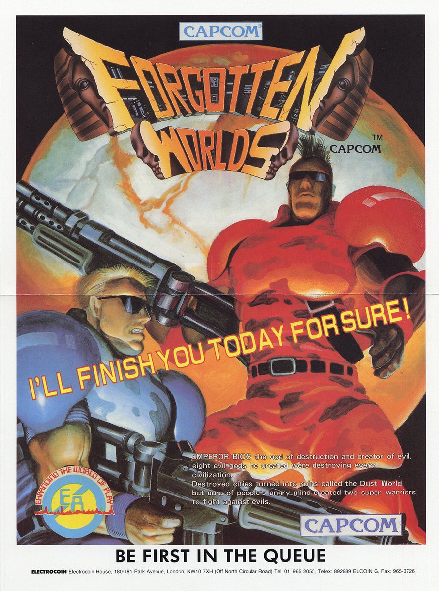 jaquette du jeu vidéo Forgotten Worlds