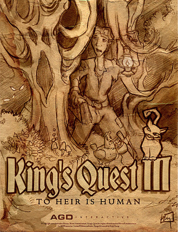 jaquette du jeu vidéo King’s Quest III: To Heir is Human Redux