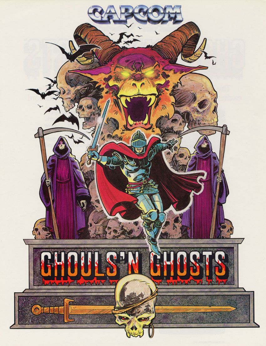 jaquette du jeu vidéo Ghouls'n Ghosts