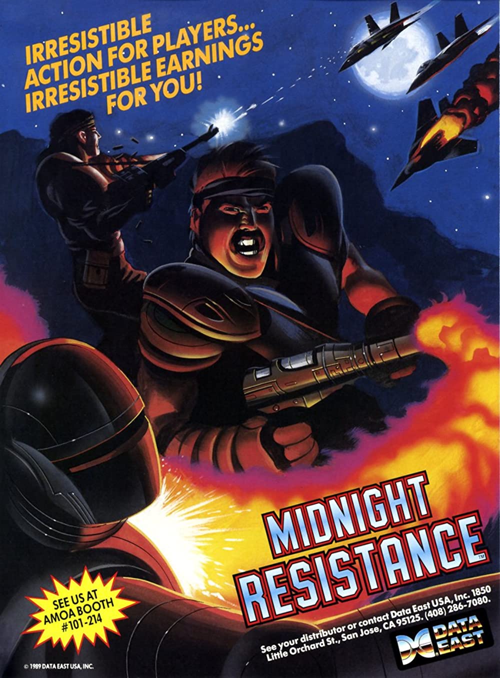 jaquette du jeu vidéo Midnight Resistance
