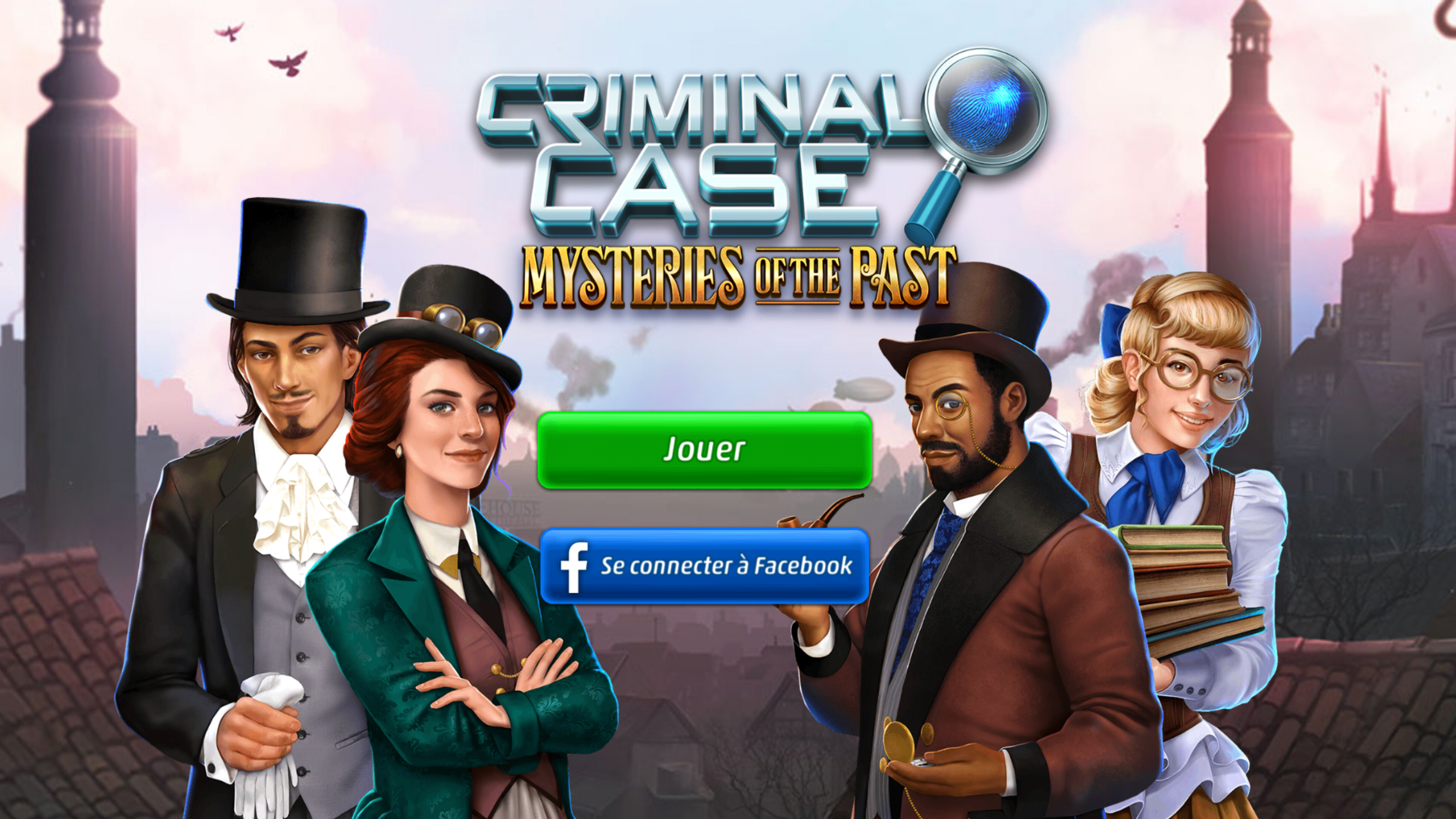 jaquette du jeu vidéo Criminal Case: Mysteries of the Past