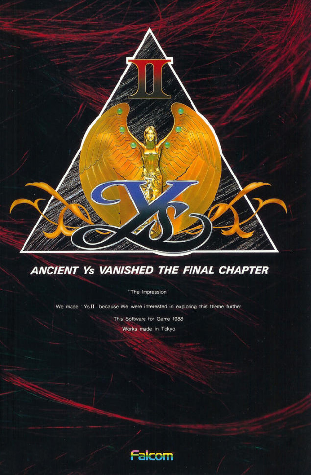 jaquette du jeu vidéo Ys II: Ancient Ys Vanished – The Final Chapter
