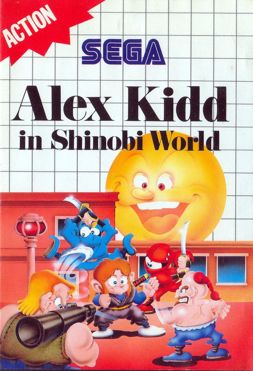 jaquette du jeu vidéo Alex Kidd in Shinobi World