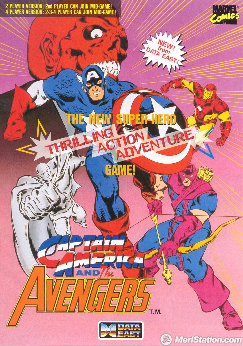 jaquette du jeu vidéo Captain America and The Avengers