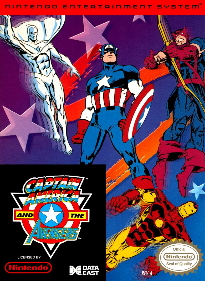 jaquette du jeu vidéo Captain America and The Avengers