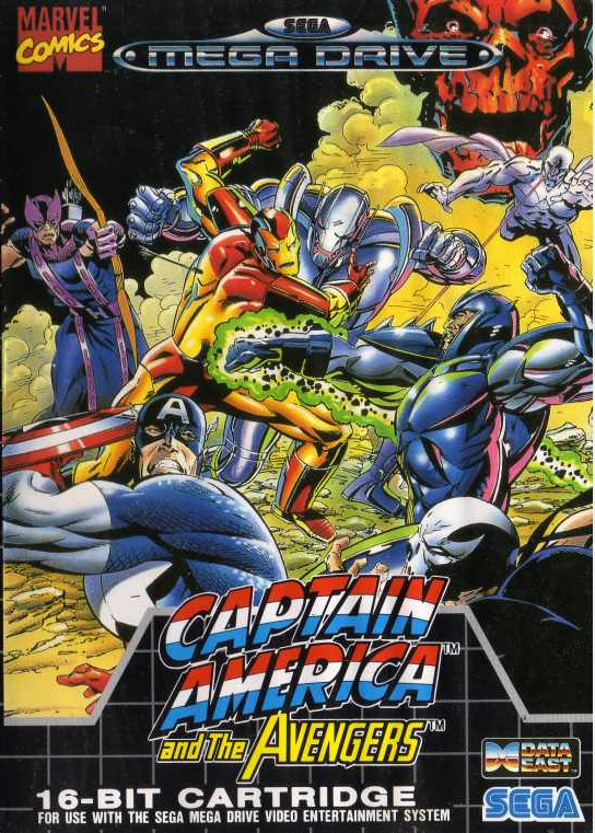 jaquette du jeu vidéo Captain America and The Avengers