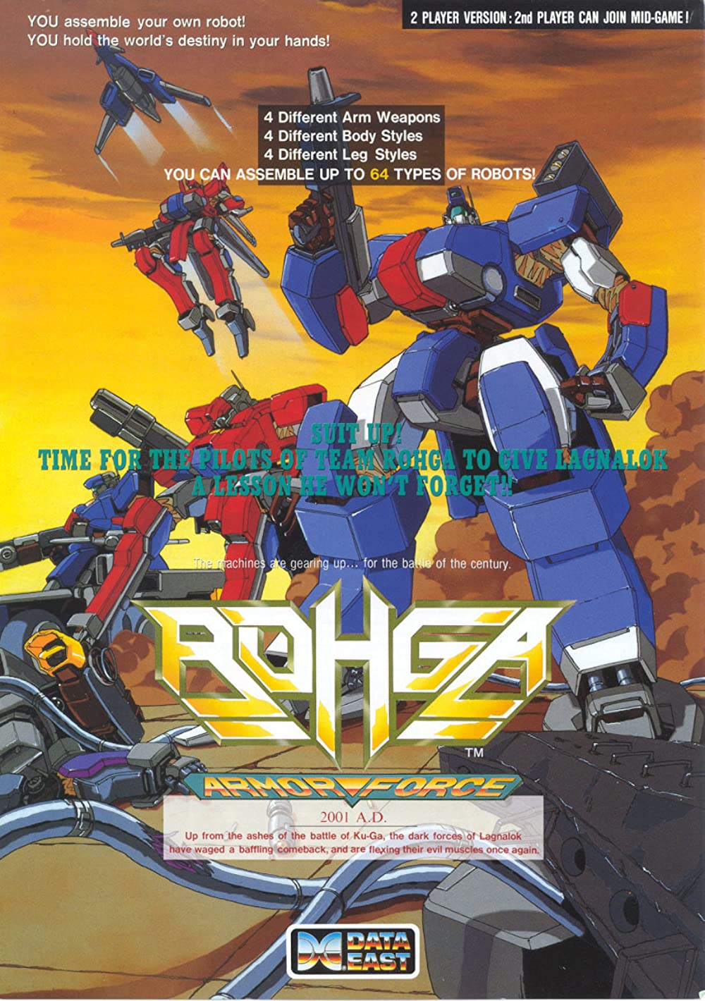 jaquette du jeu vidéo Rohga: Armor Force