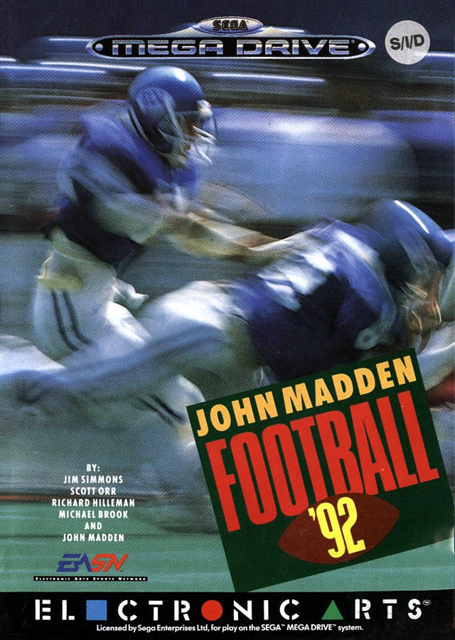 jaquette du jeu vidéo John Madden Football '92