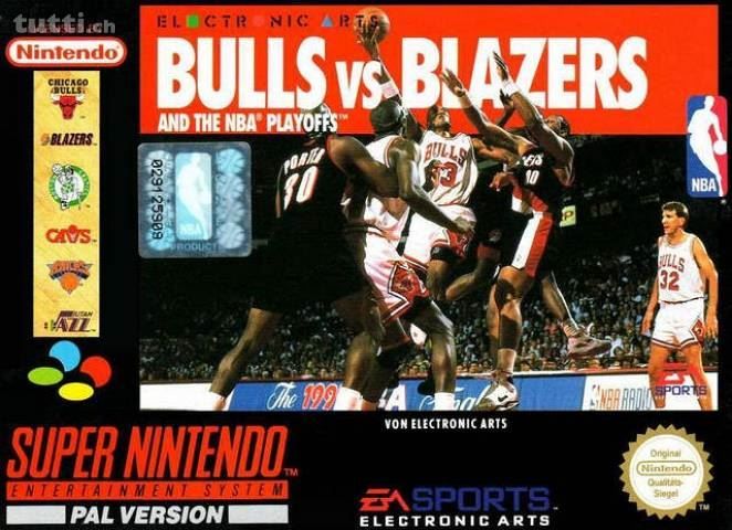 jaquette du jeu vidéo Bulls vs. Blazers and the NBA Playoffs