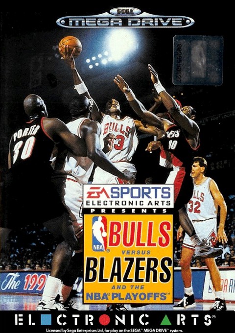 jaquette du jeu vidéo Bulls vs. Blazers and the NBA Playoffs