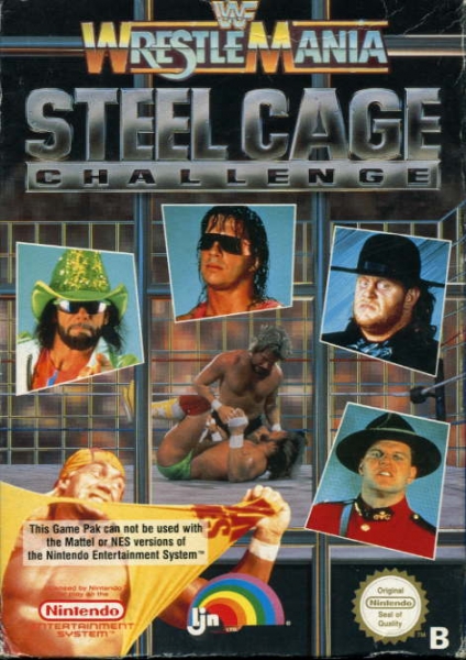 jaquette du jeu vidéo WWF WrestleMania: Steel Cage Challenge