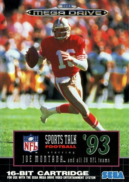 jaquette du jeu vidéo NFL Sports Talk Football '93 Starring Joe Montana