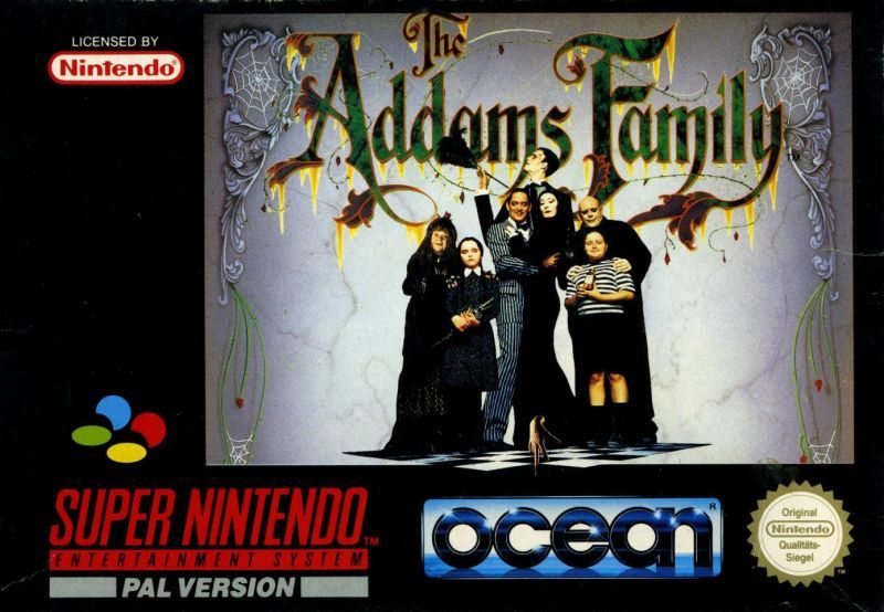 jaquette du jeu vidéo The Addams Family