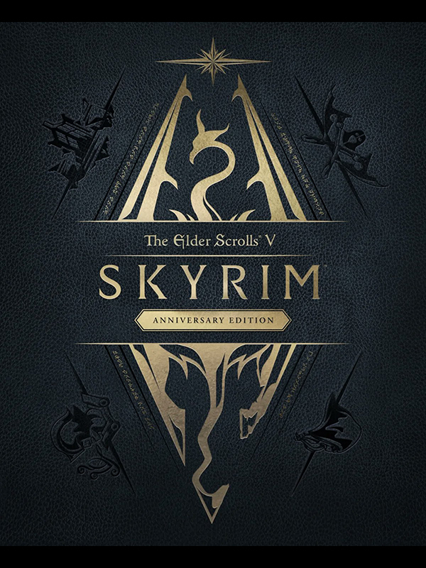 jaquette du jeu vidéo The Elder Scrolls V: Skyrim Anniversary Edition