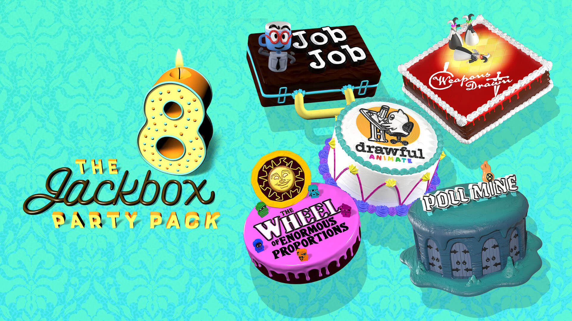 jaquette du jeu vidéo Jackbox Party Pack 8