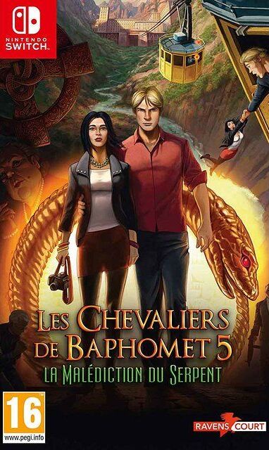 jaquette du jeu vidéo Les Chevaliers de Baphomet : La Malédiction du serpent