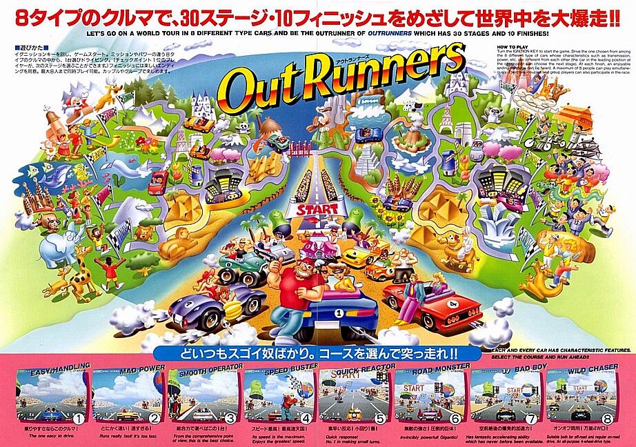 jaquette du jeu vidéo OutRunners